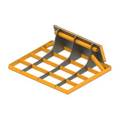 Планировщик (выравниватель грунта) GL-SS-1200x1500