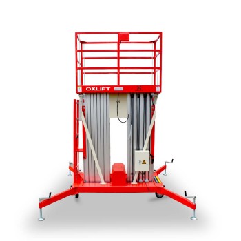 Телескопический двухмачтовый подъемник ZX-2-060 OXLIFT 6000 мм 200 кг Телескопический двухмачтовый подъемник ZX-2-060 OXLIFT 6000 мм 200 кг