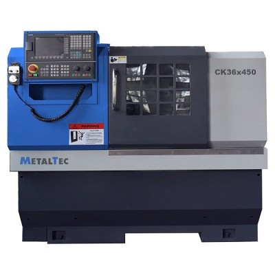 Токарный станок c ЧПУ с горизонтальной станиной MetalTec CK 36x450 Токарный станок c ЧПУ с горизонтальной станиной MetalTec CK 36x450