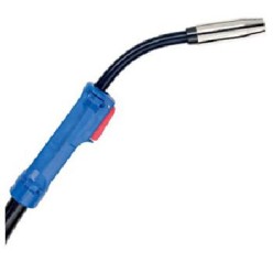 Горелка для полуавтоматичской сварки Abicor Binzel RF 45 с воздушным охлаждением, длиной 3 метра и евро-разъемом Горелка для полуавтоматичской сварки Abicor Binzel RF 45 с воздушным охлаждением, длиной 3 метра и евро-разъемом